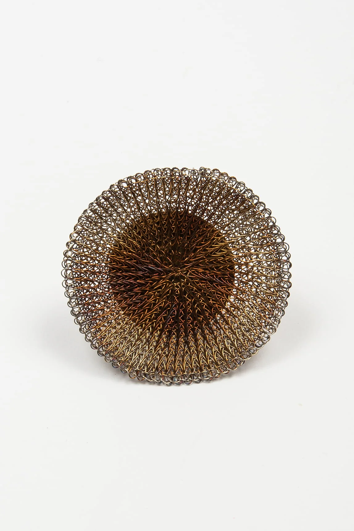 Meloie copper mesh ring