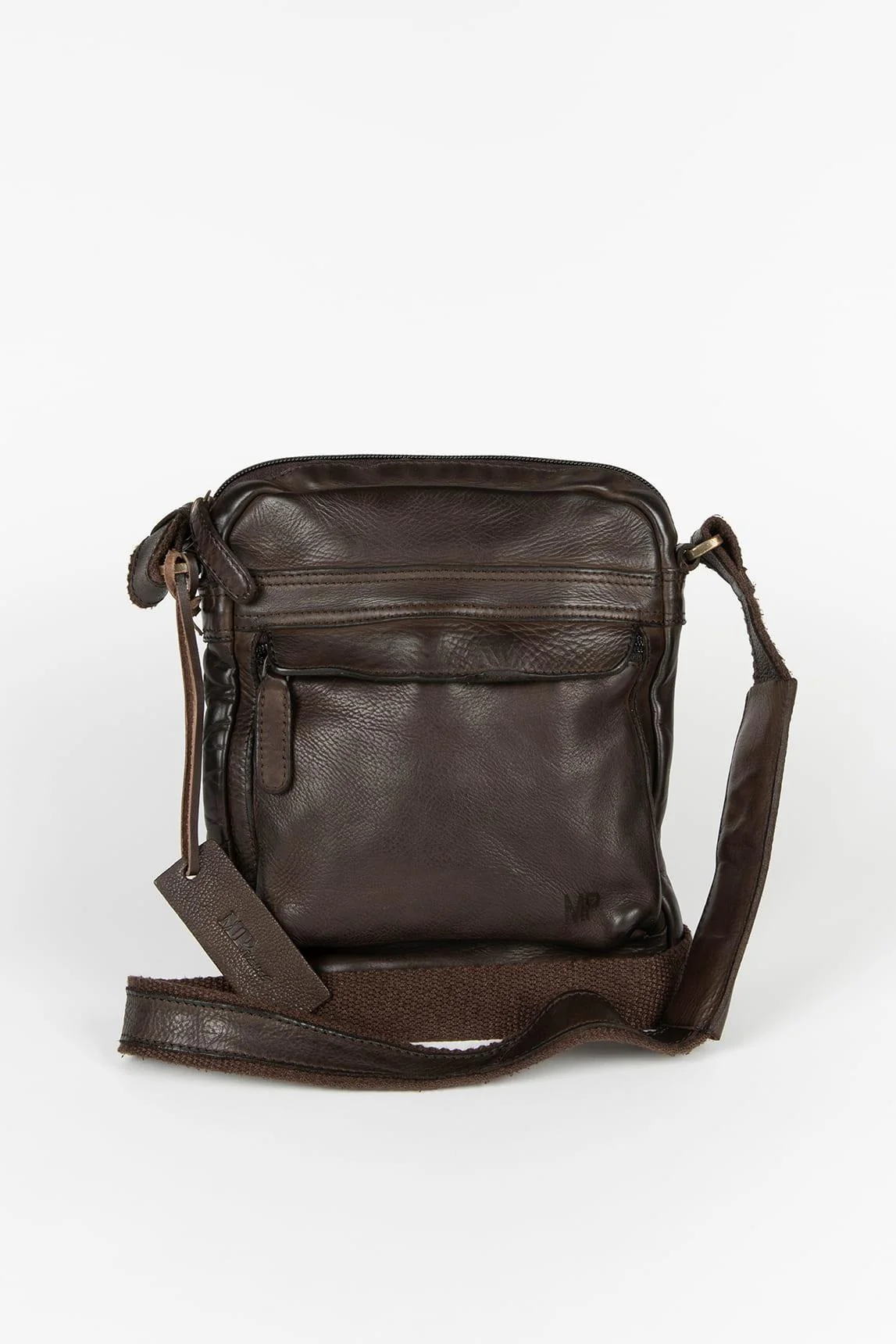 Marta Ponti Brenta Brown Crossbody Bag