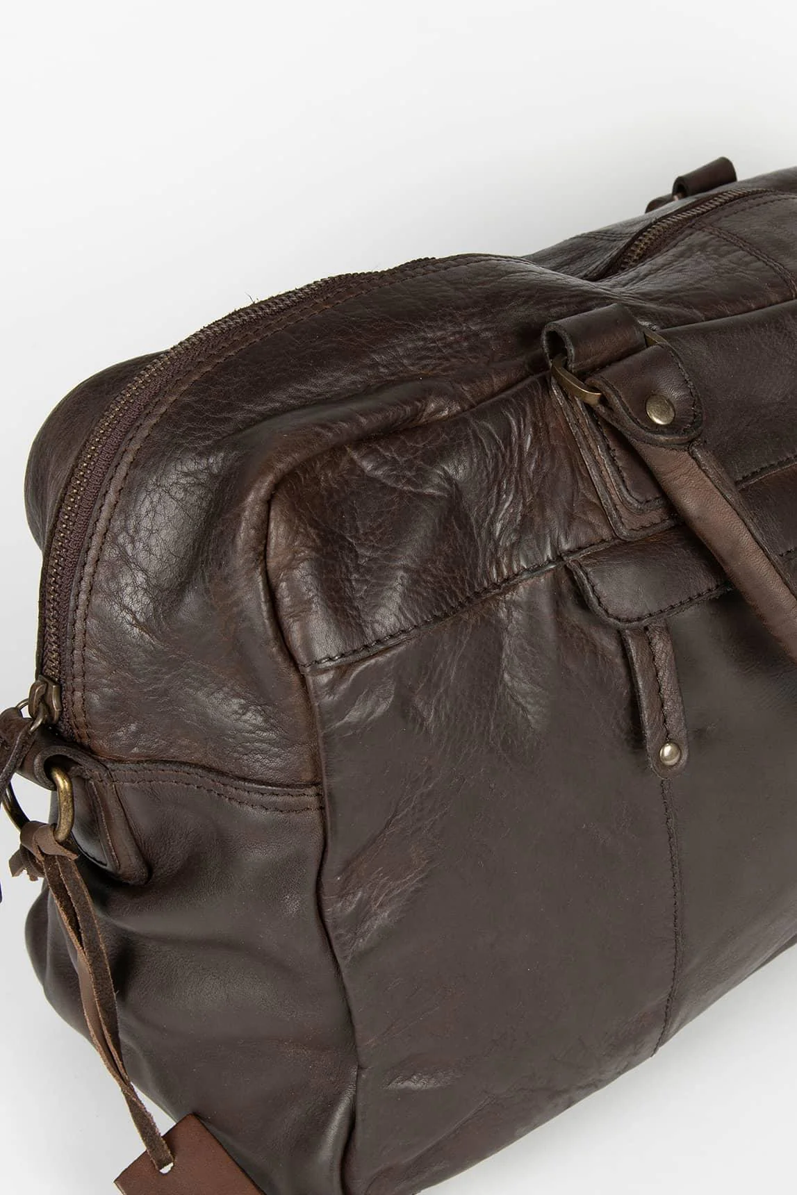 Marta Ponti Roma brown leather travel bag - Image 2