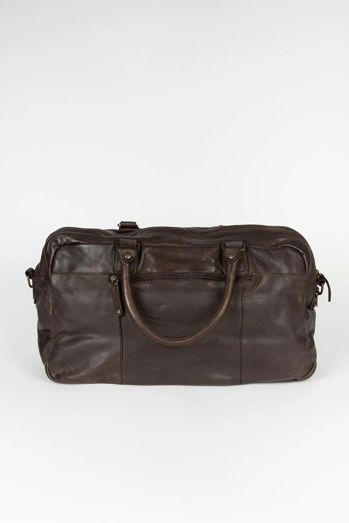 Marta Ponti Roma brown leather travel bag - Image 3