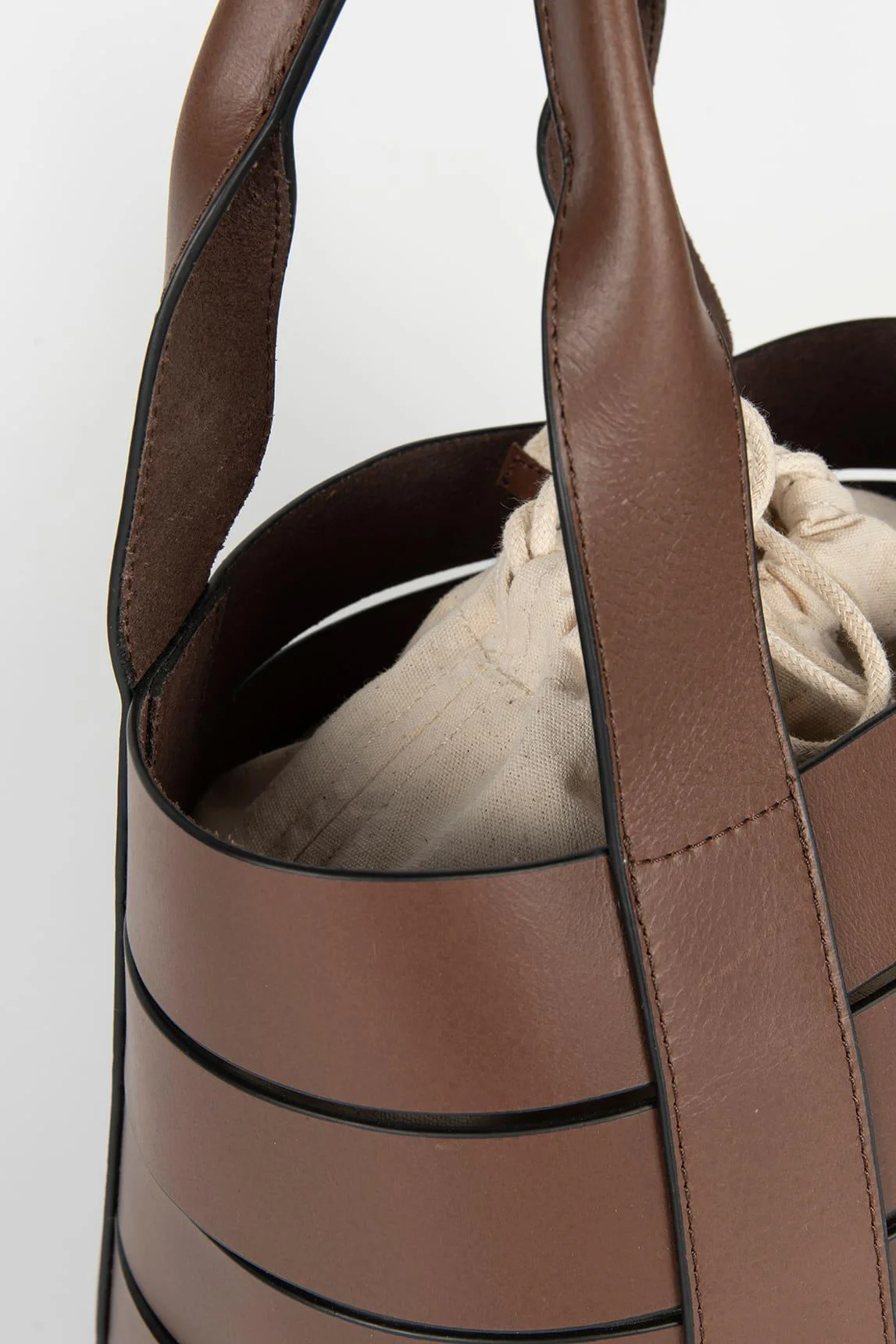 Kaelis brown leather bag - Image 2