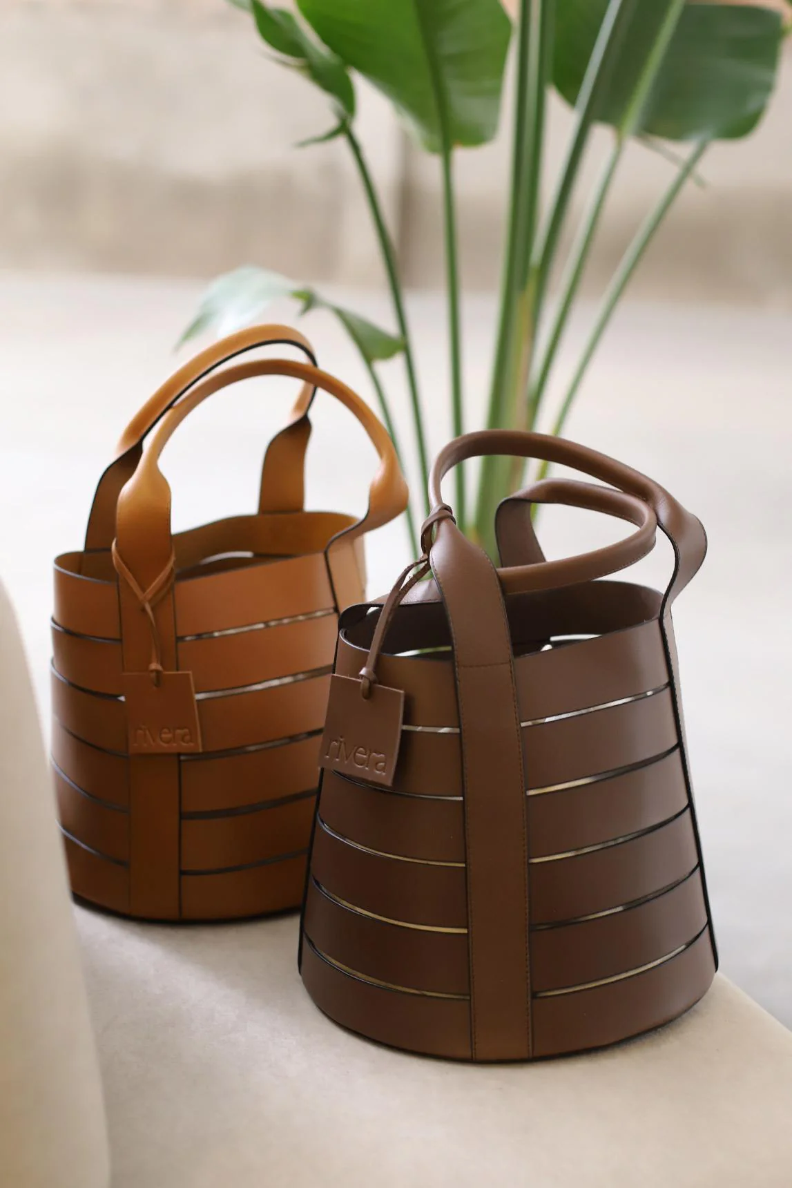 Kaelis brown leather bag - Image 4