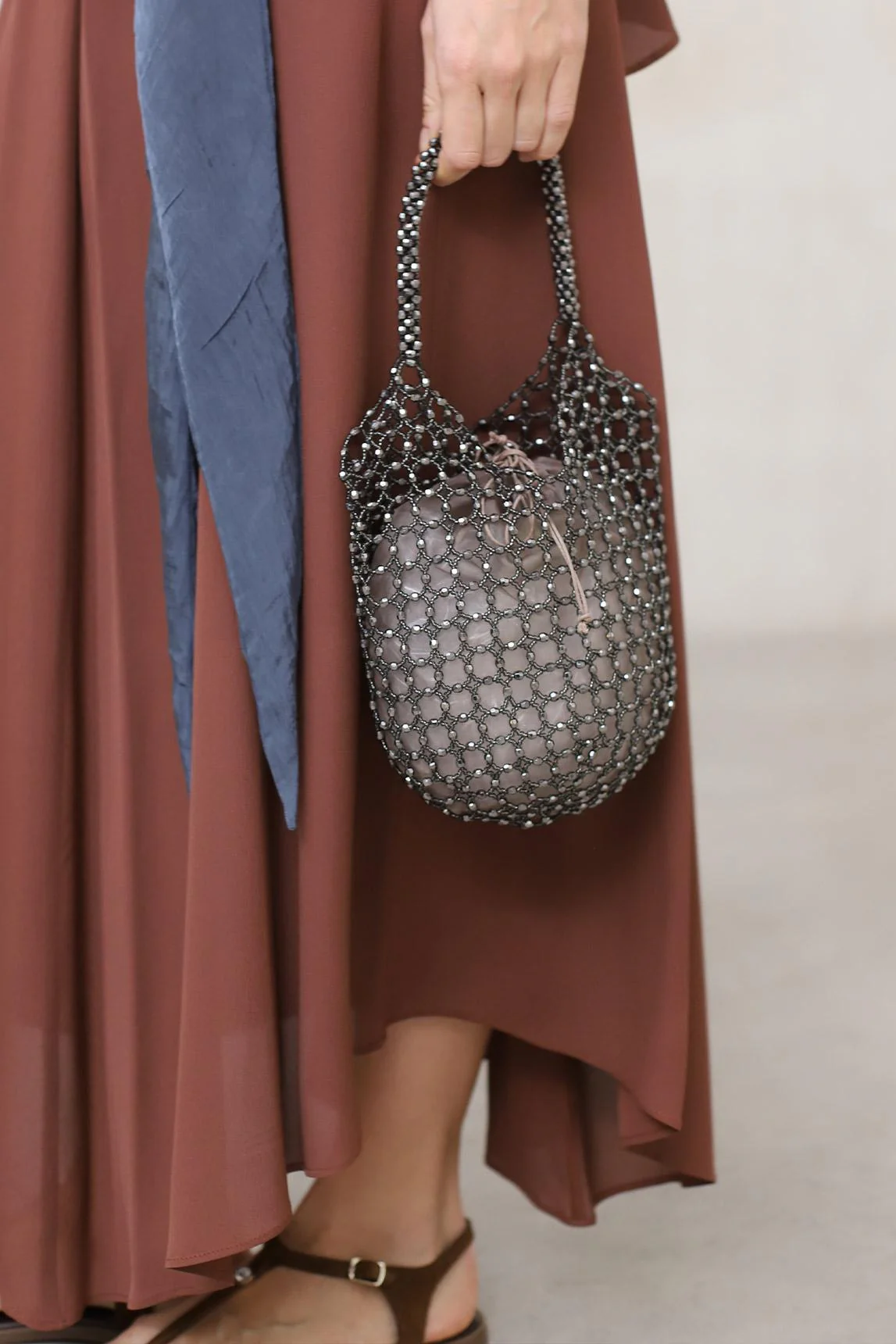 Metallic mesh Lysenne bag - Image 3