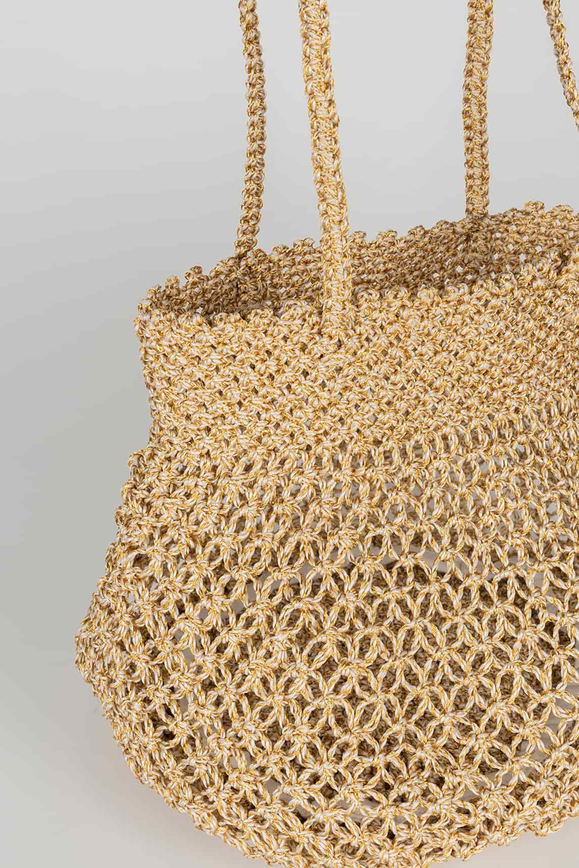 Maelis champagne gold handbag - Image 2