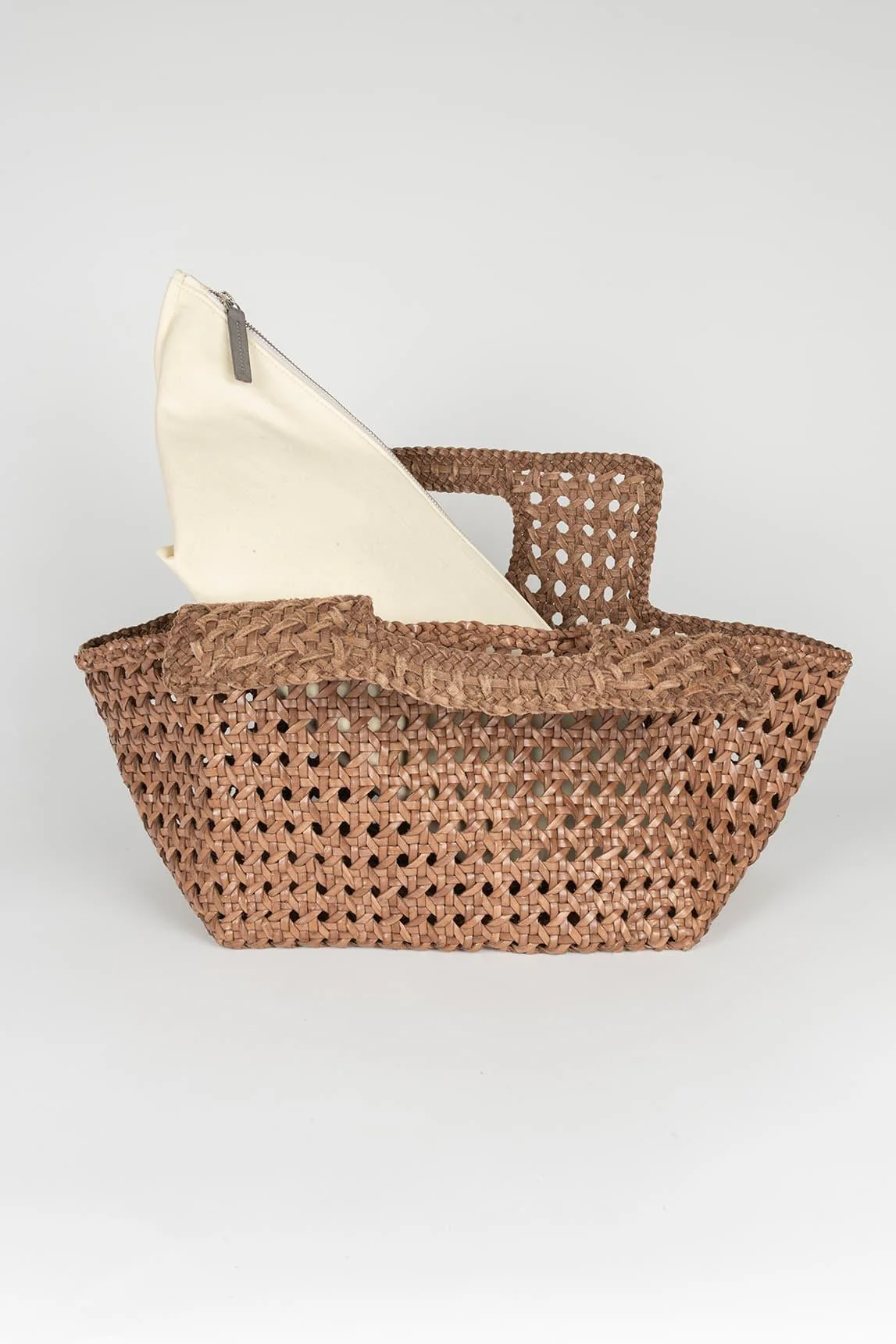 Saelis camel leather handbag - Image 3