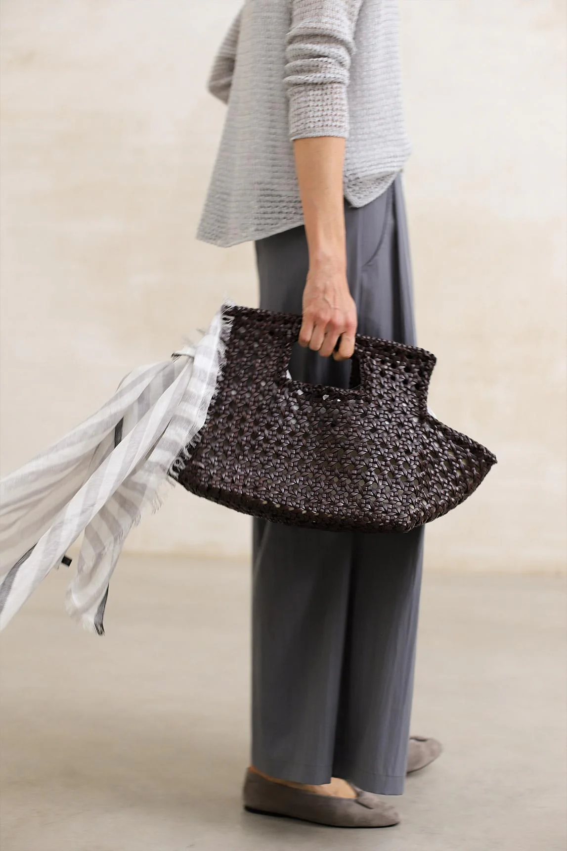 Saelis brown leather bag - Image 4