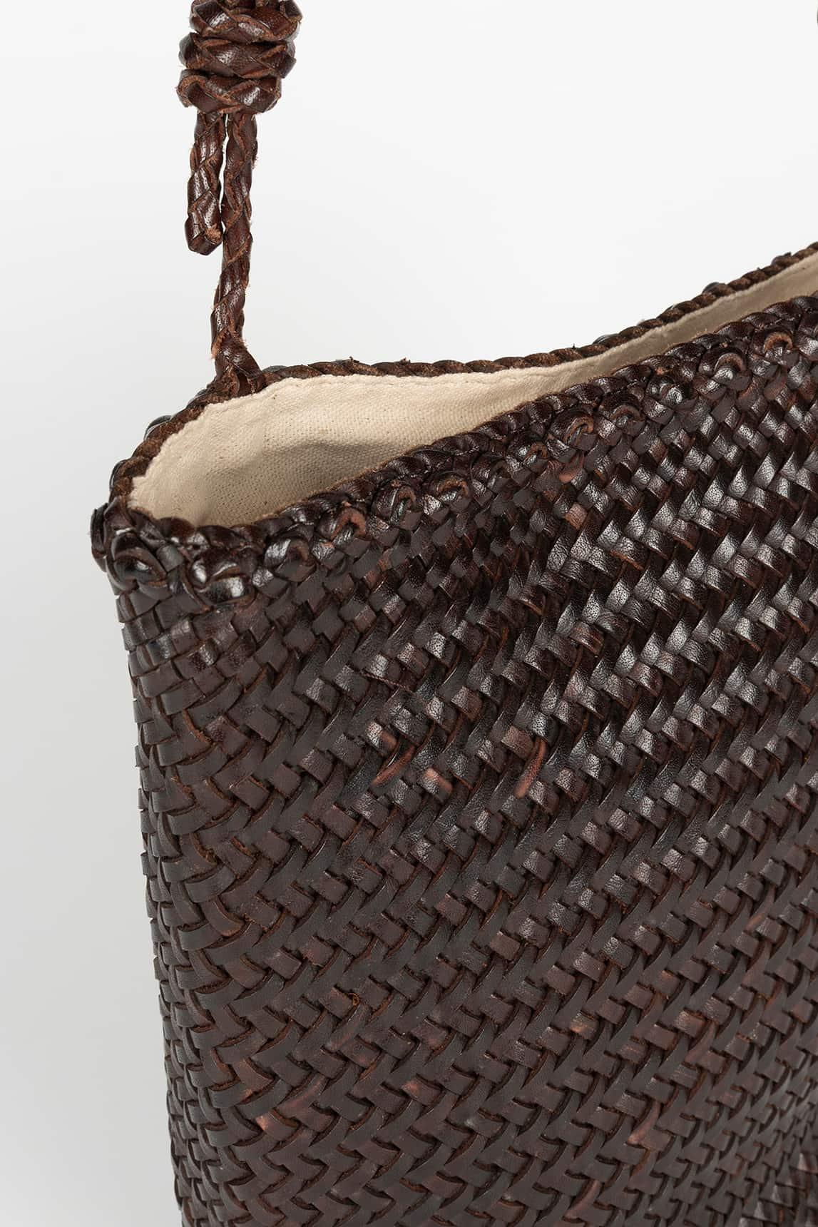Braided brown Selune bag - Image 2