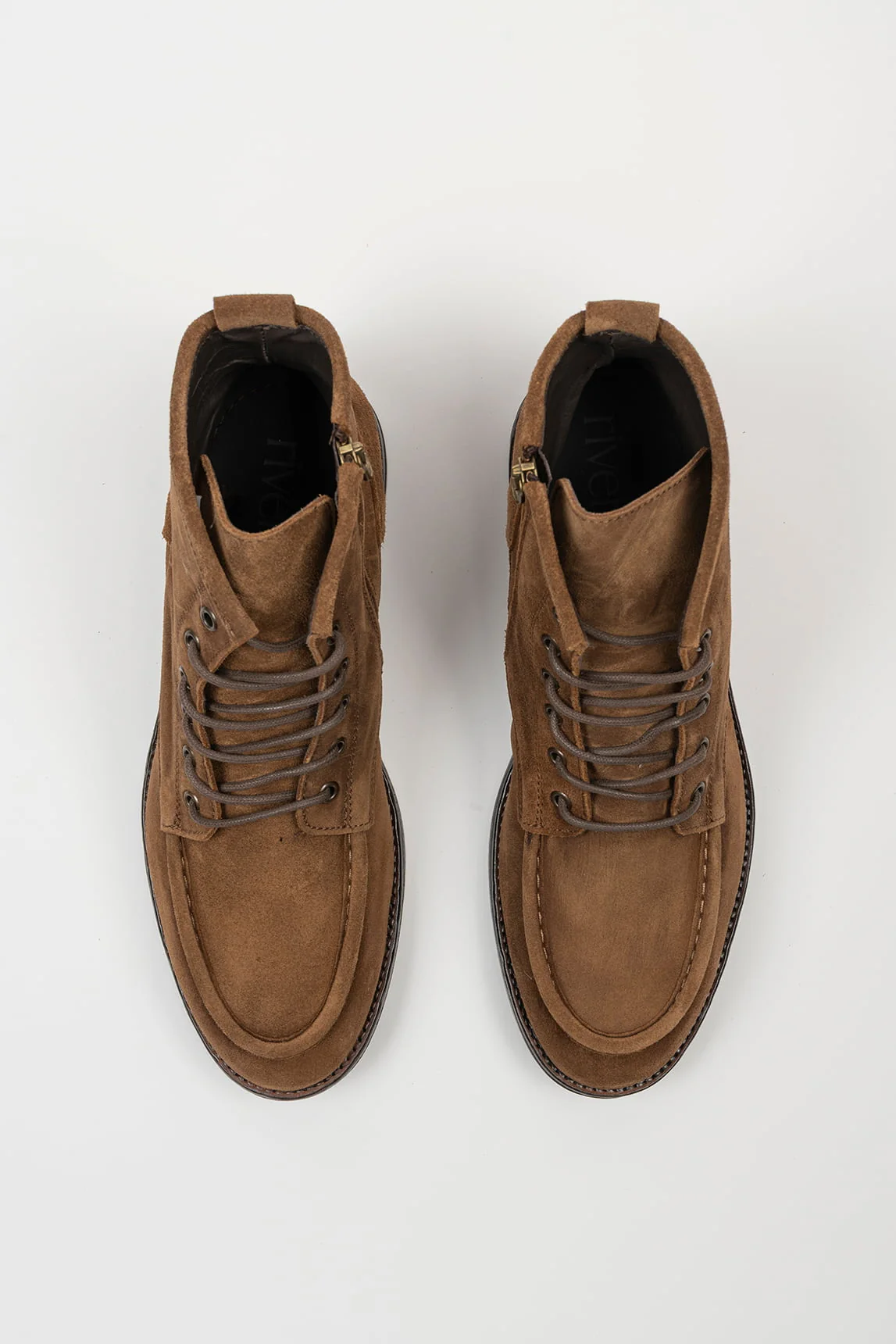 Camel suede ankle boots - Image 4