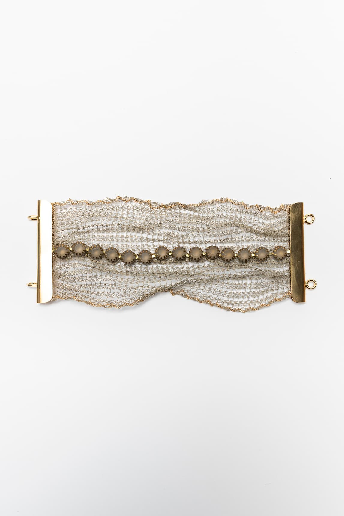 FL Private Collection bronze mesh bracelet