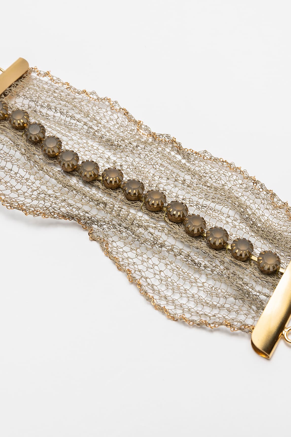 FL Private Collection bronze mesh bracelet - Image 2