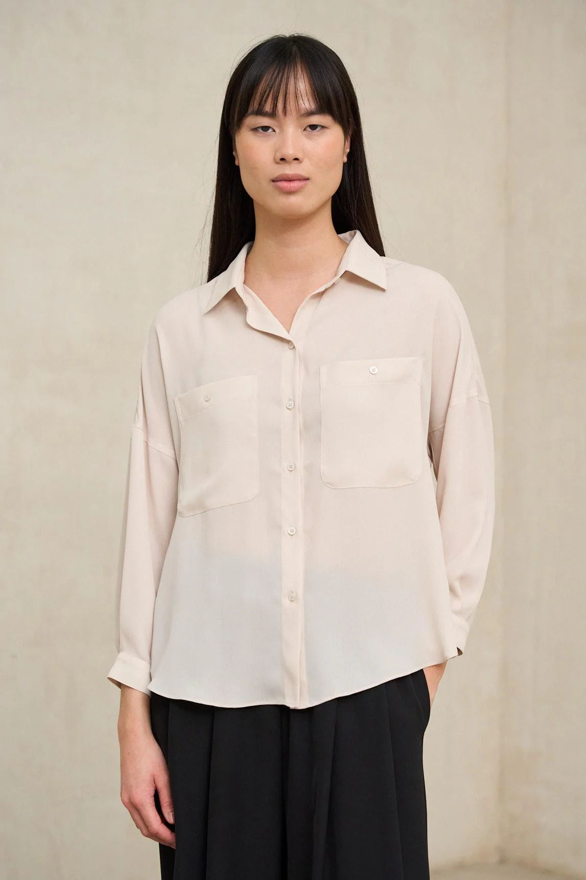 Arlen shirt in ecru