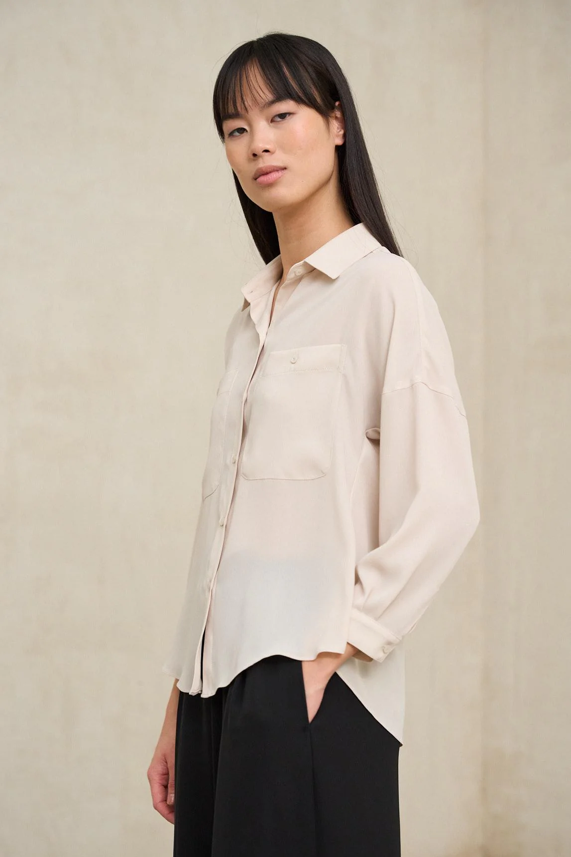 Arlen shirt in ecru - Image 2