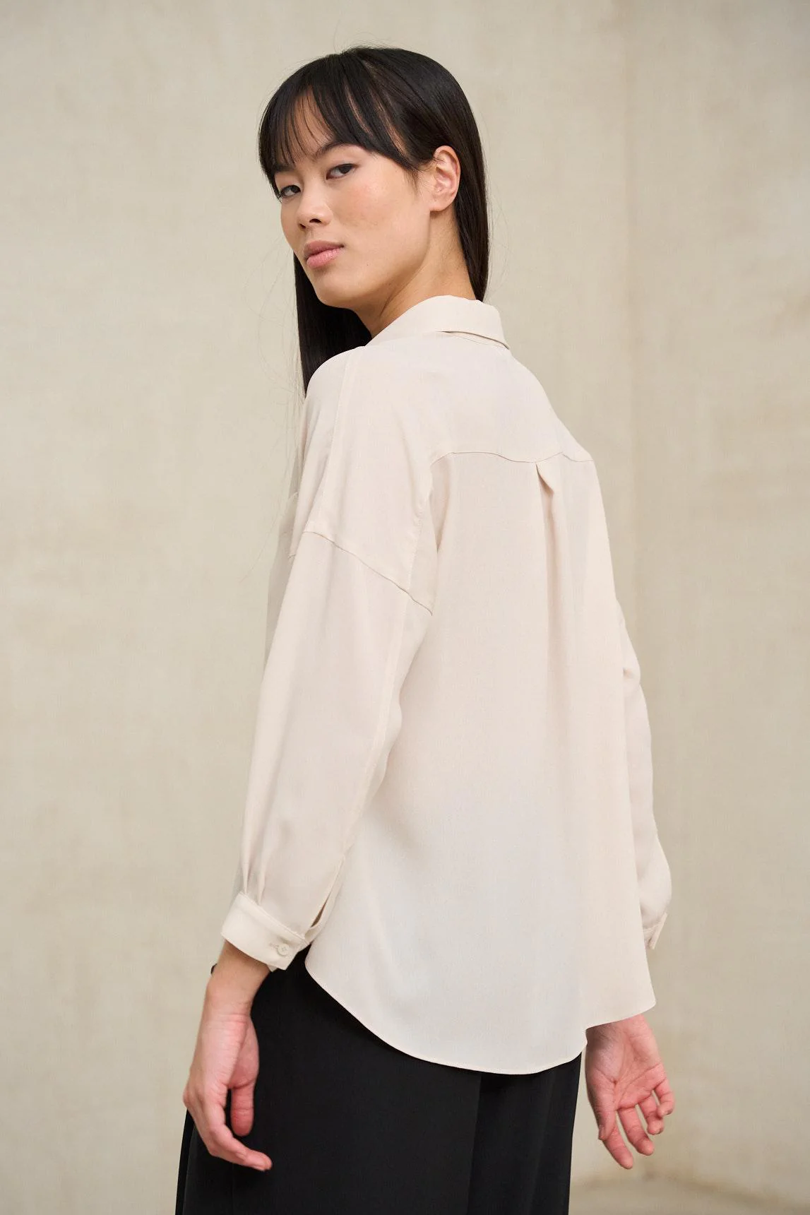 Arlen shirt in ecru - Image 3