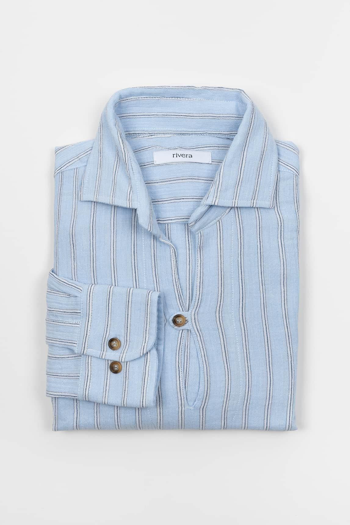 Elian sky blue Rivera shirt