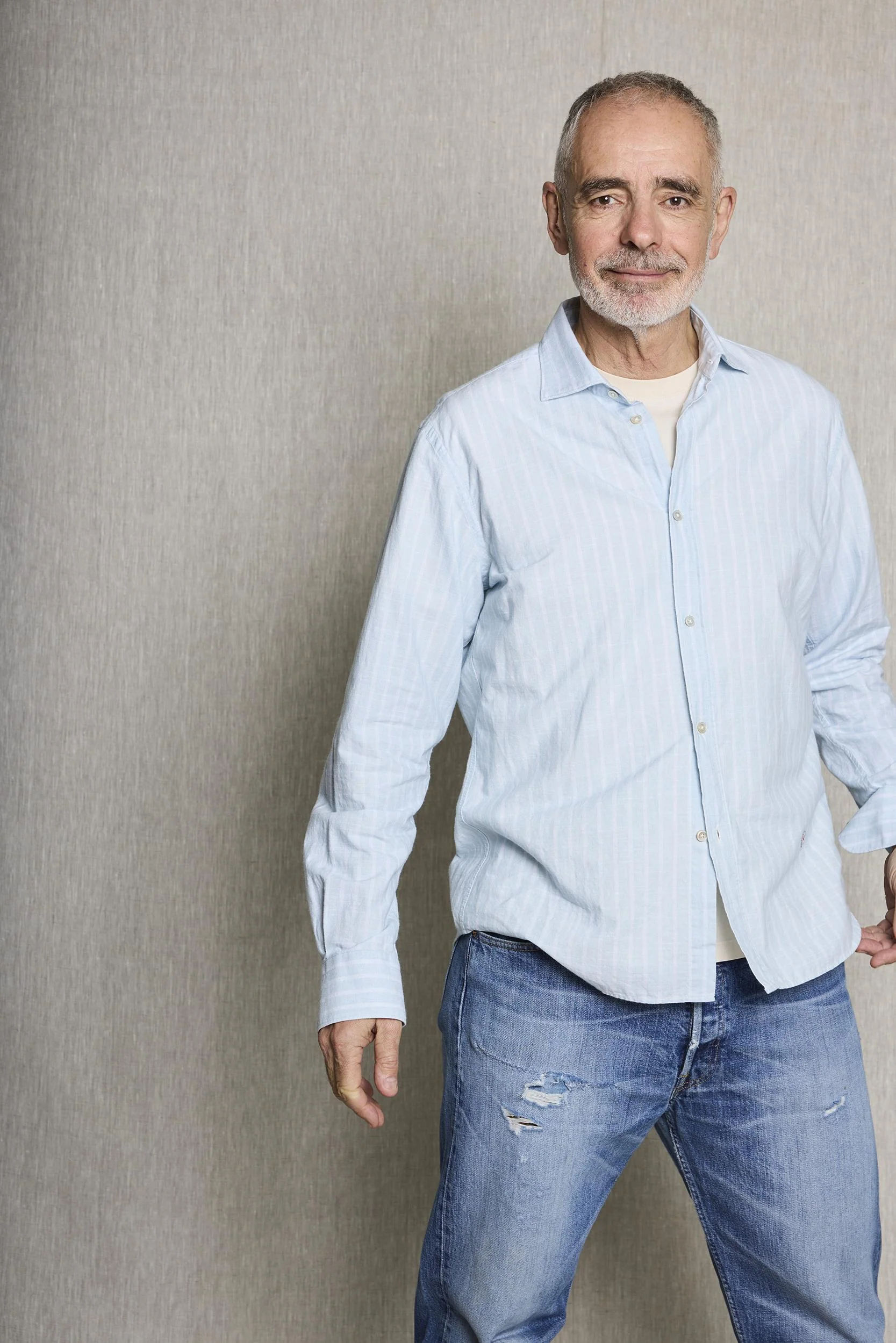 Koike blue shirt with white stripe - Image 3