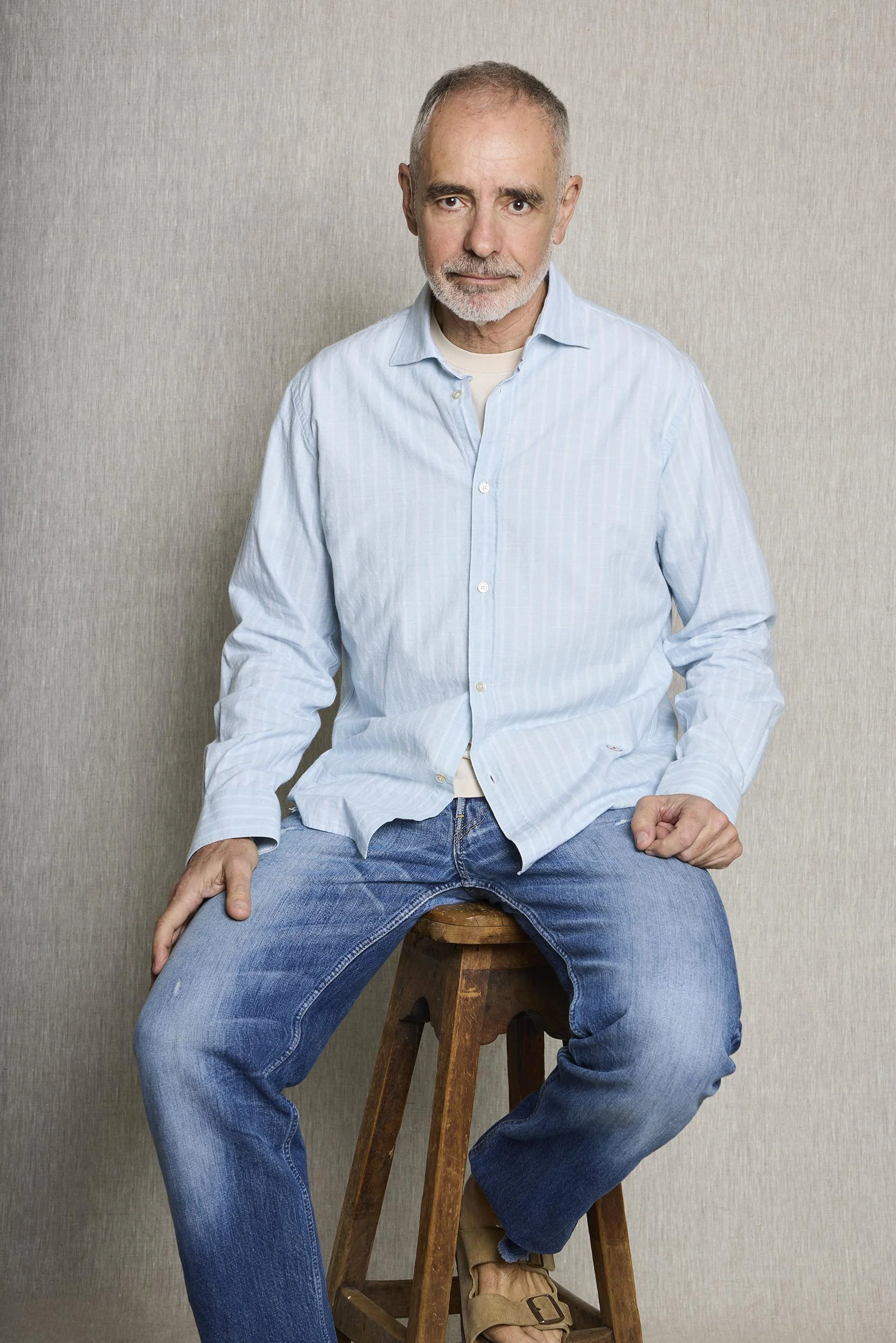 Koike blue shirt with white stripe - Image 4