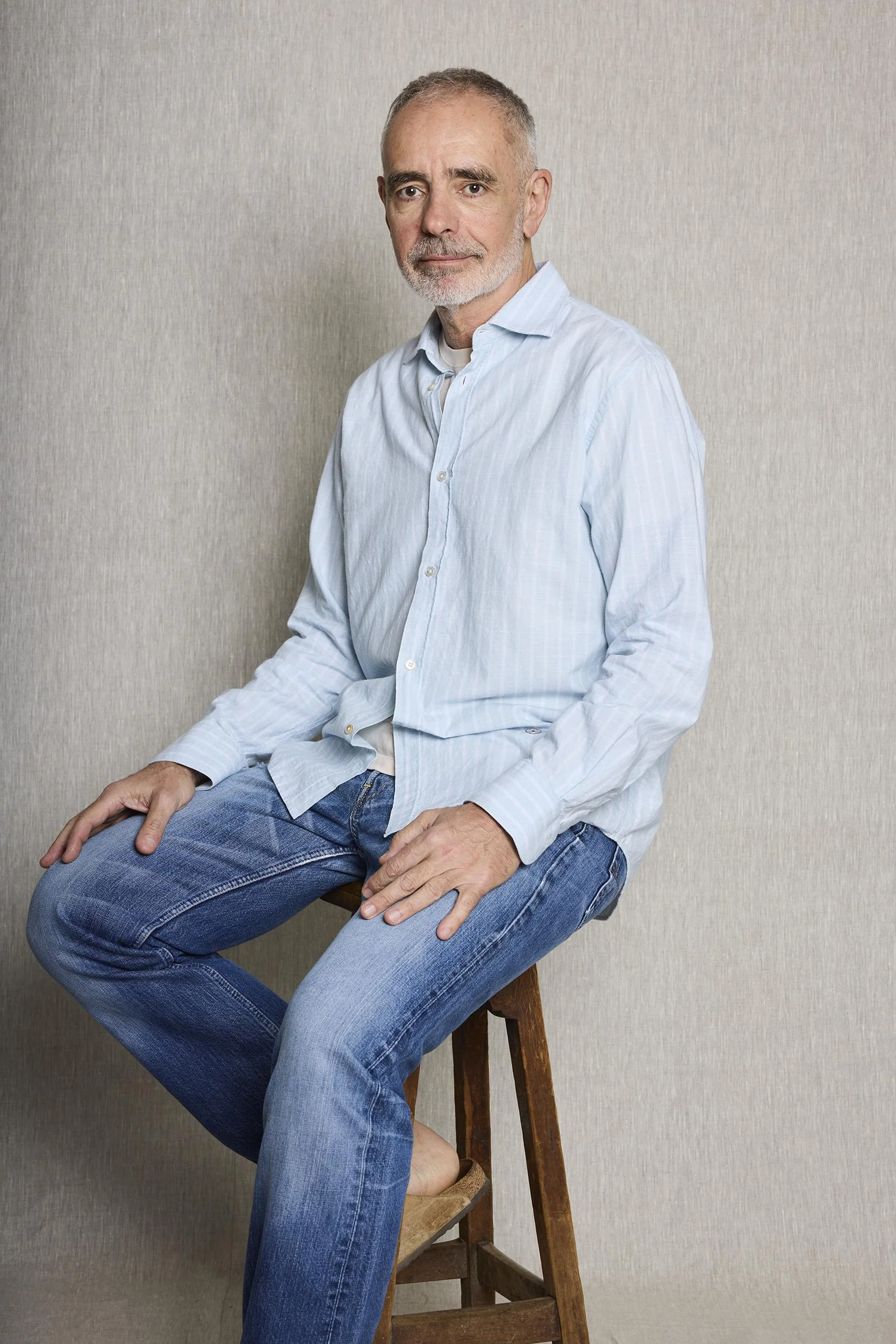 Koike blue shirt with white stripe - Image 5
