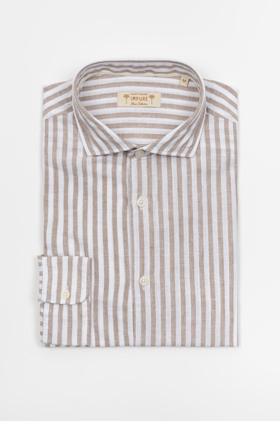 Impure beige linen shirt