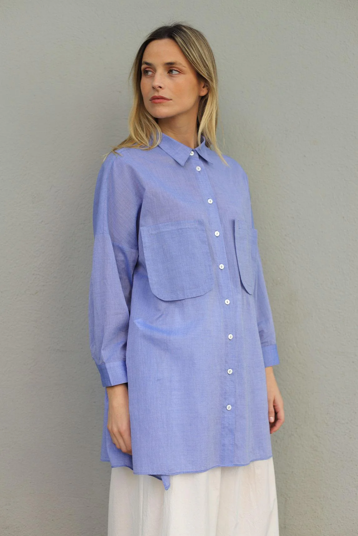 Blue Nerela shirt - Image 3