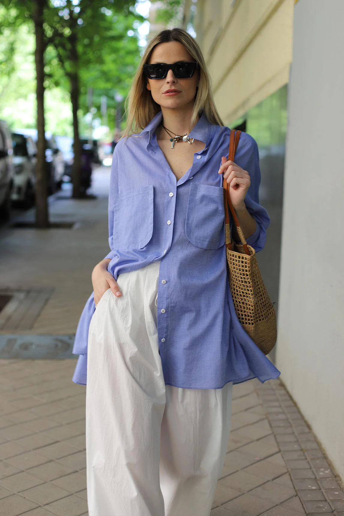 Blue Nerela shirt - Image 7