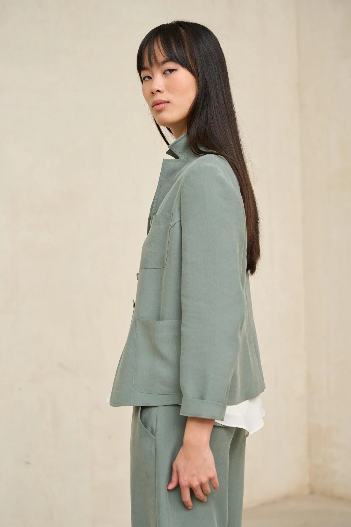 Alva jacket, sage green - Image 3