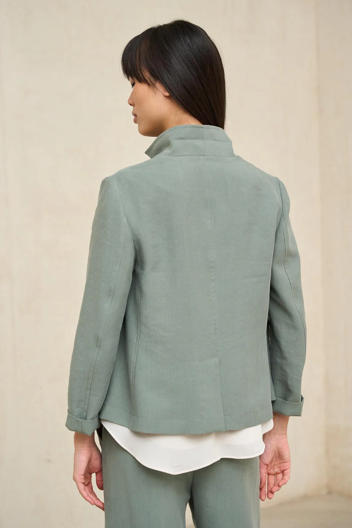 Alva jacket, sage green - Image 4