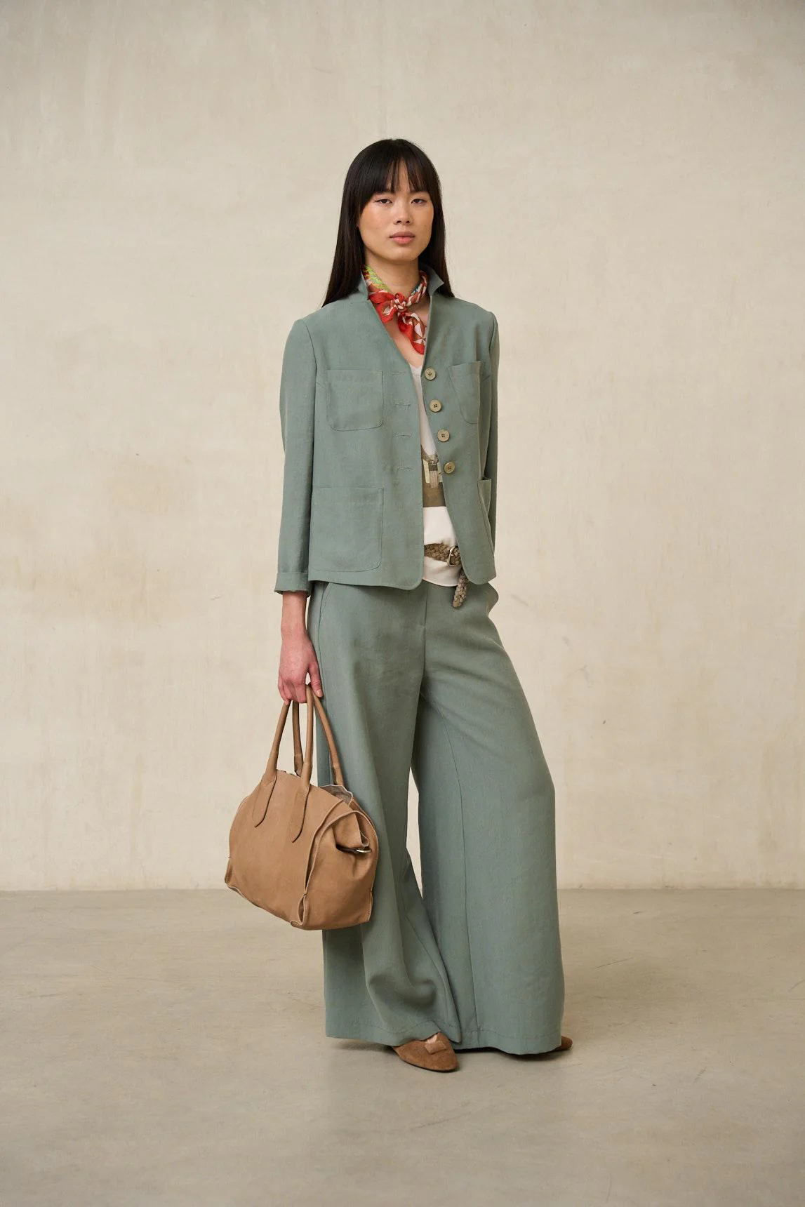 Alva jacket, sage green - Image 5