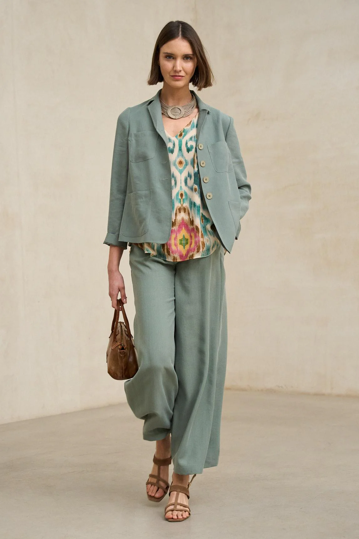 Alva jacket, sage green - Image 6