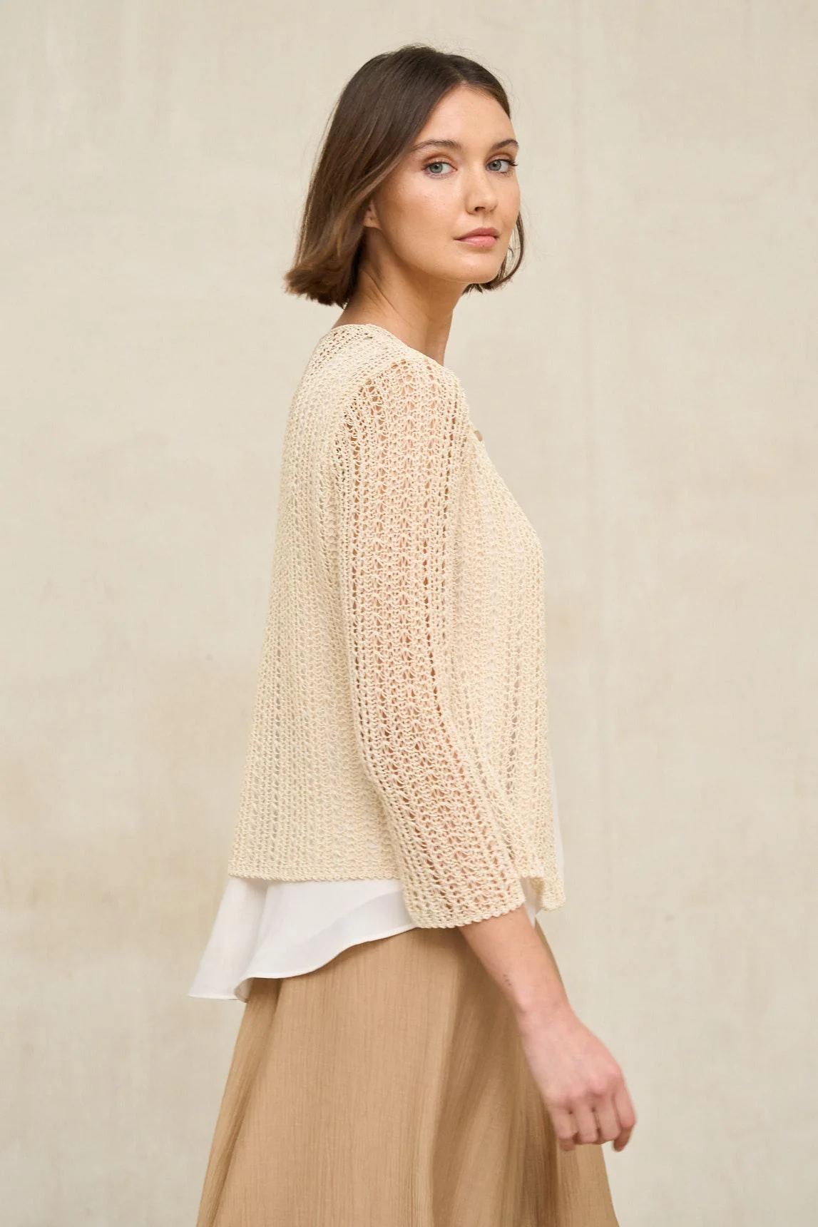 Arelis beige jacket - Image 3