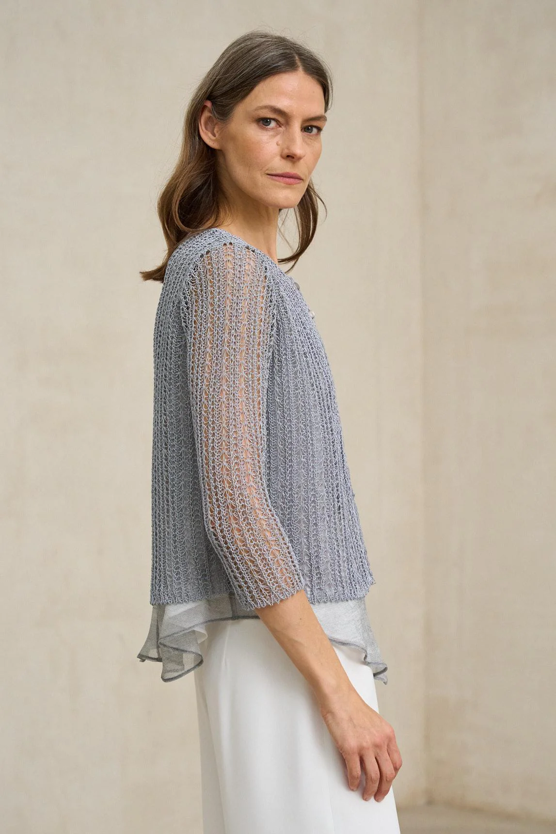 Arelis jacket, bluish grey - Image 3