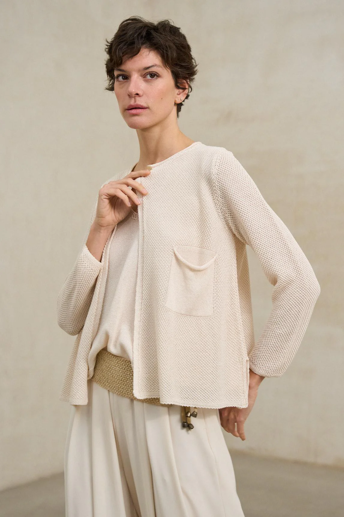 Lierne raw knit jacket - Image 2