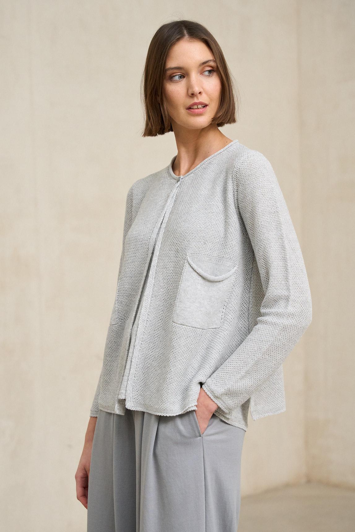 Light grey Lierne cardigan - Image 3