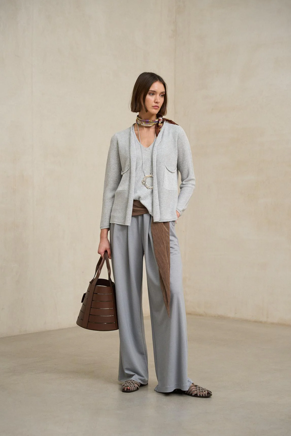 Light grey Lierne cardigan - Image 6