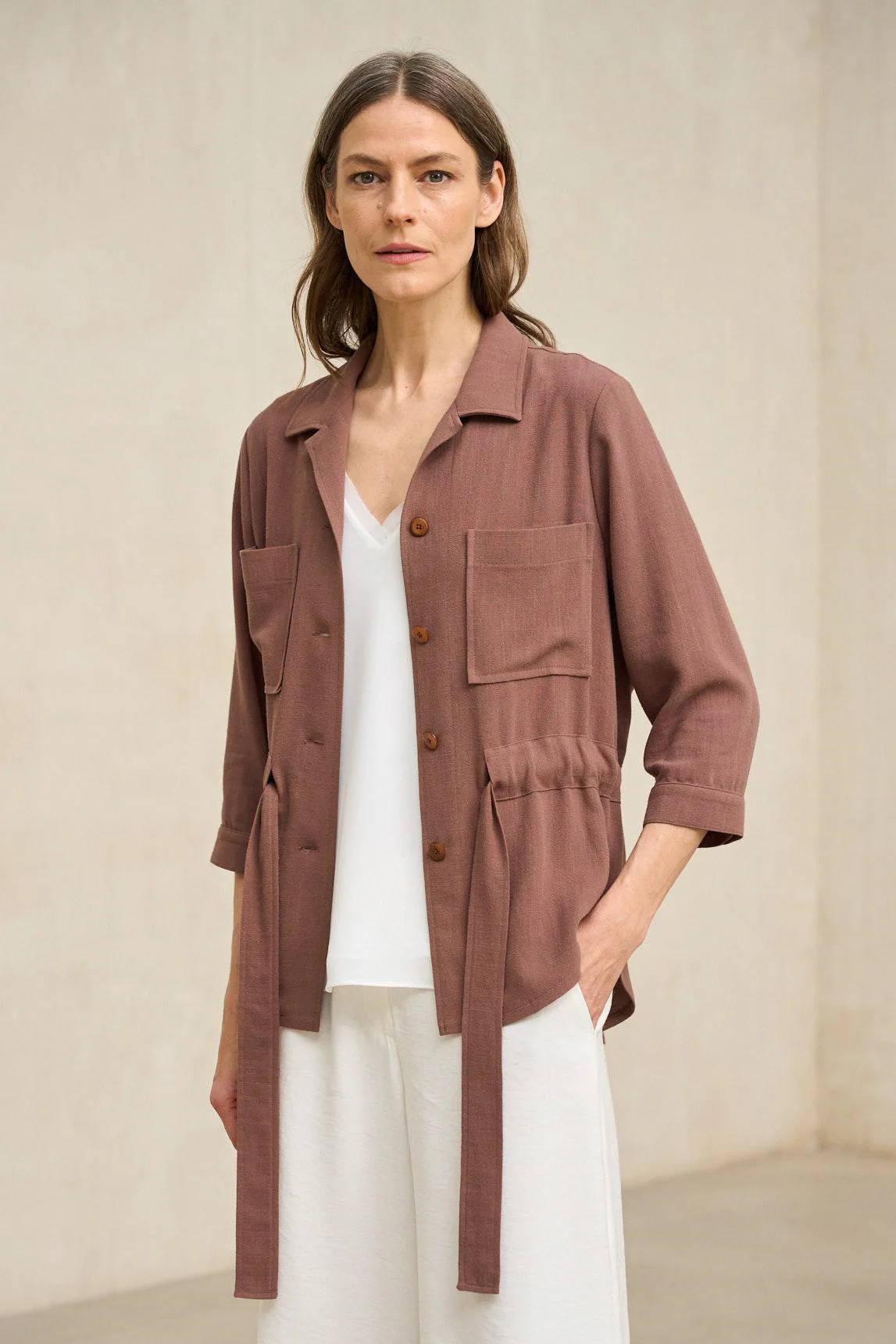 Elvaya terracotta jacket - Image 2