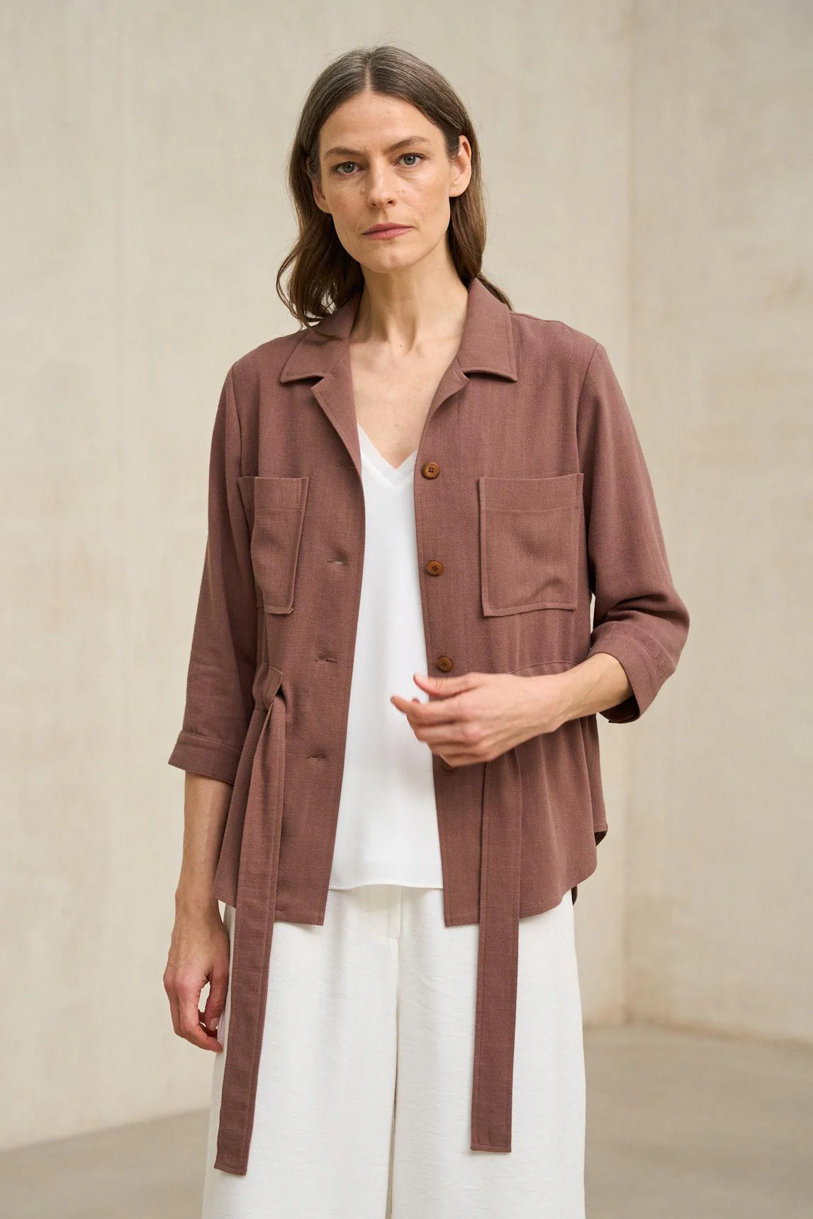 Elvaya terracotta jacket - Image 4