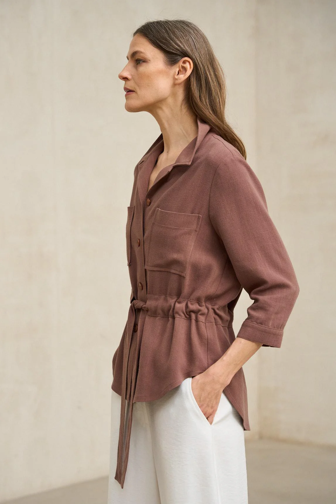 Elvaya terracotta jacket - Image 5