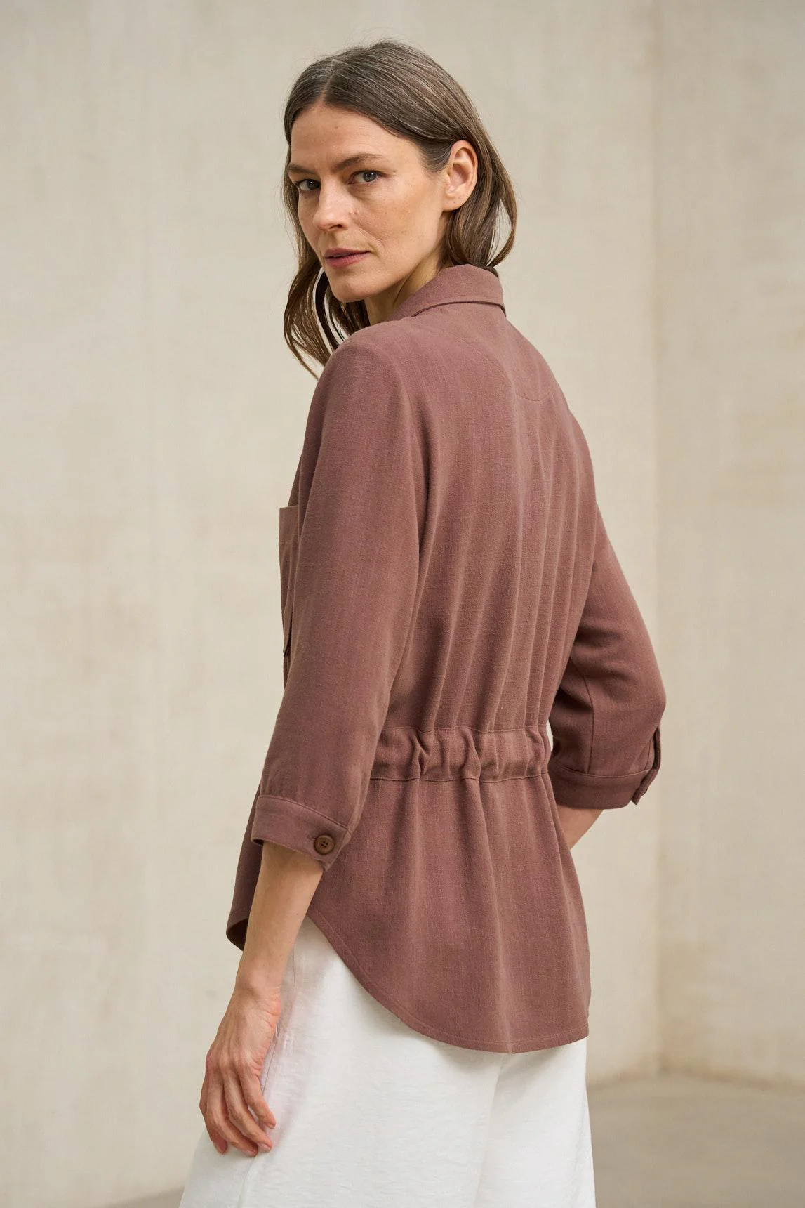 Elvaya terracotta jacket - Image 6