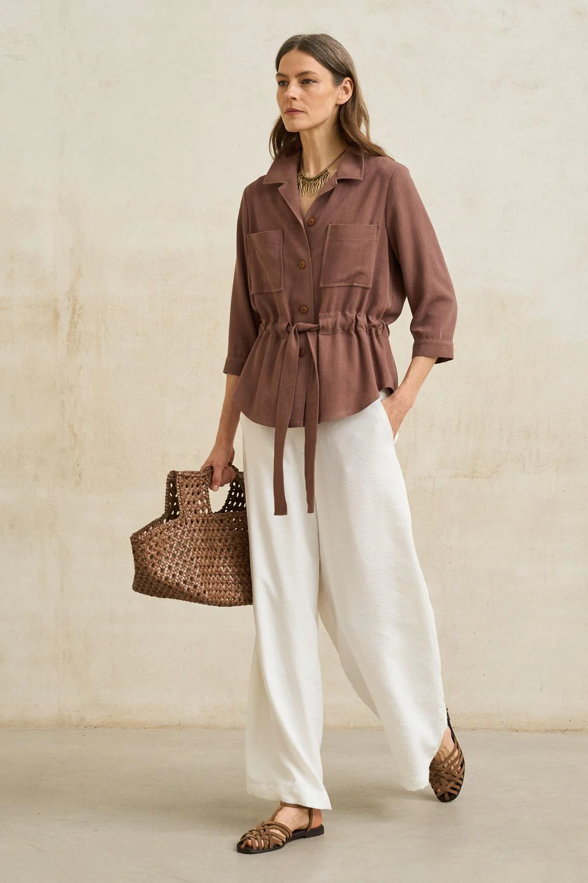 Elvaya terracotta jacket - Image 9