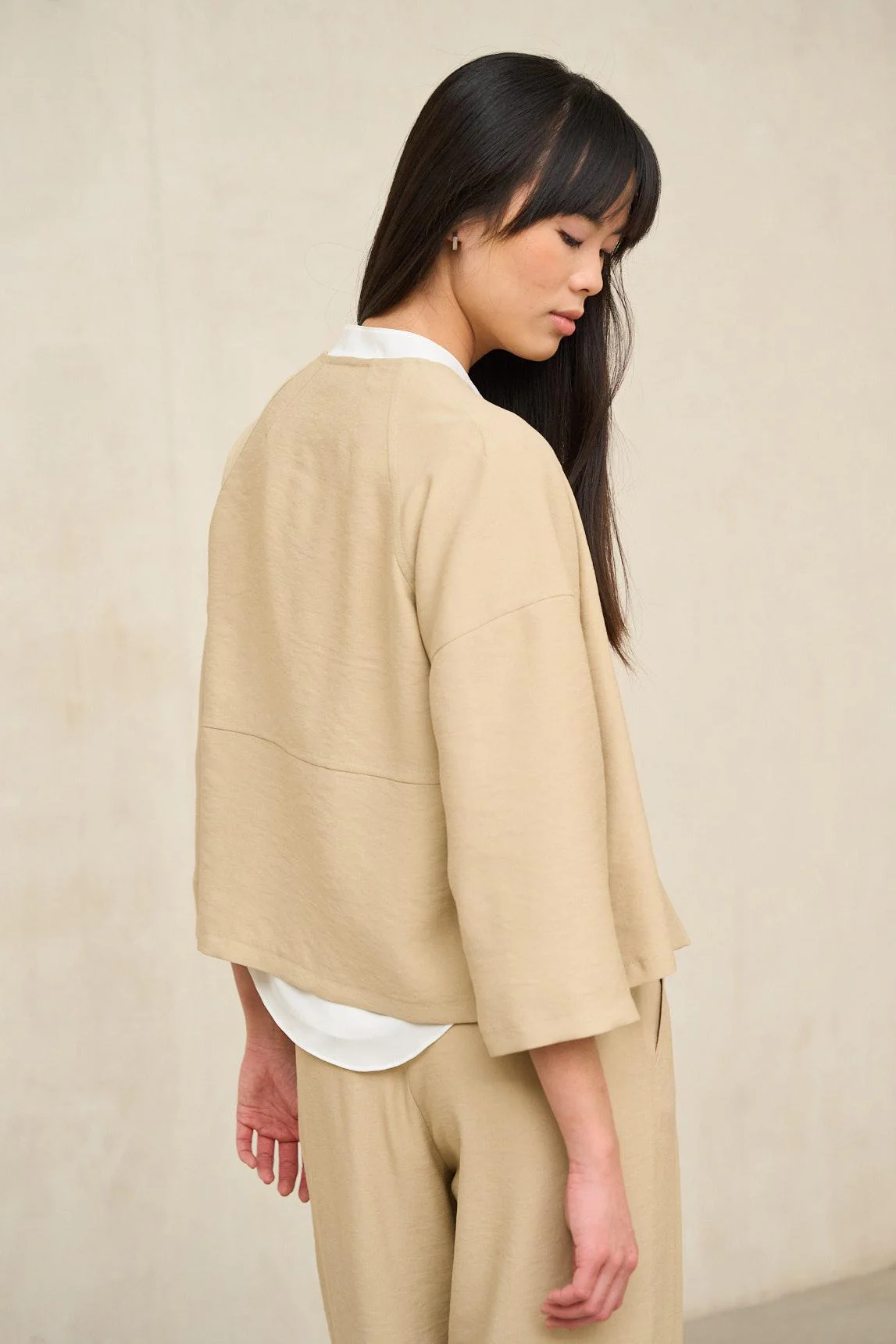 Selene beige jacket - Image 3