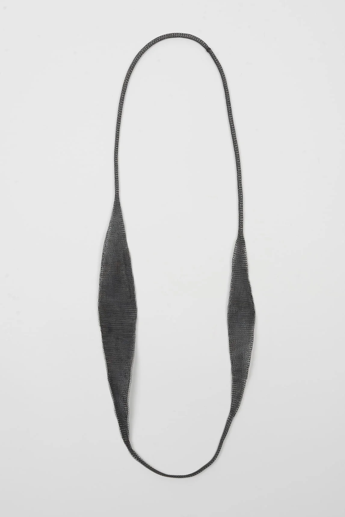 Apulia mesh anthracite necklace