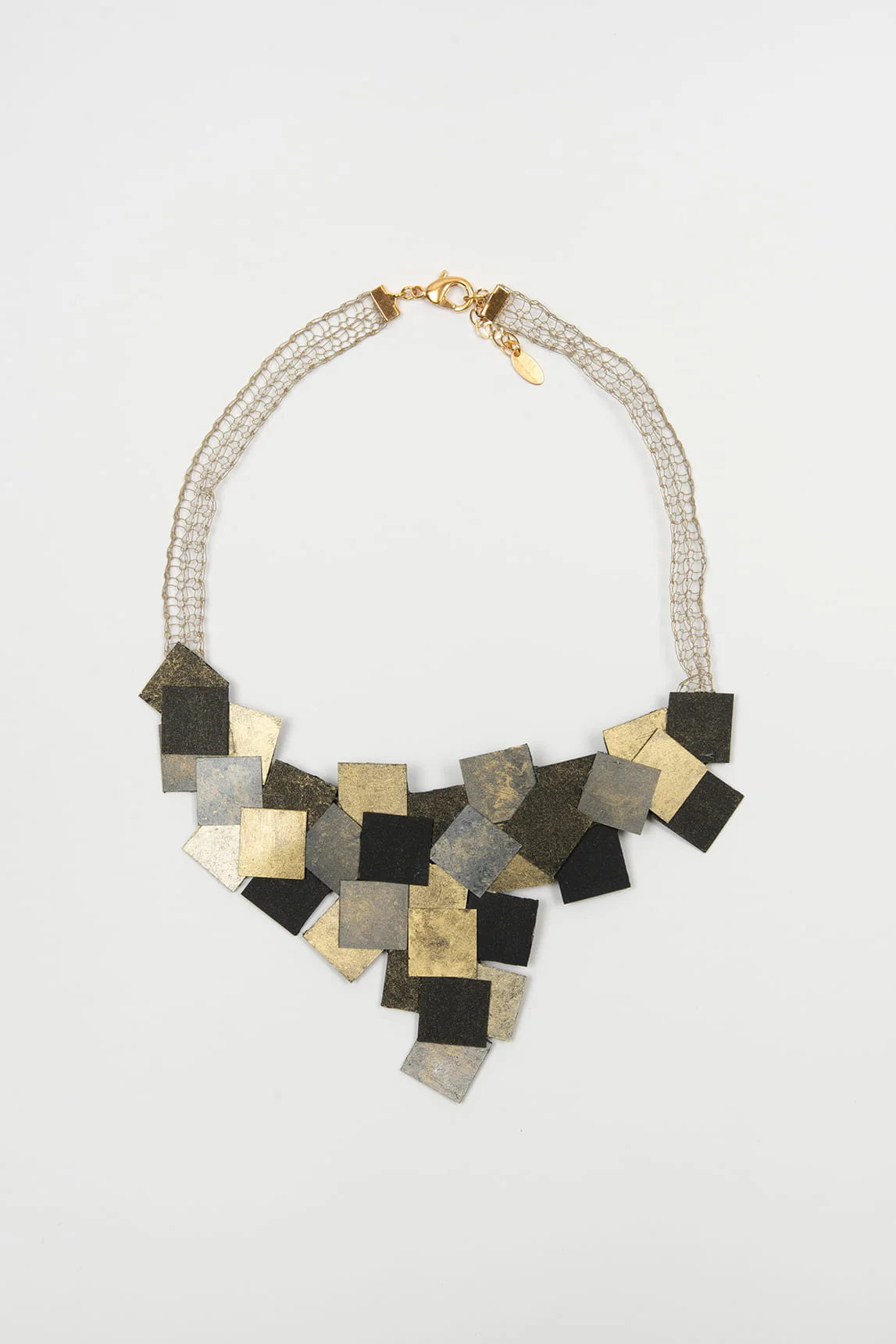 Two-tone Mosaic necklace FL Private collection