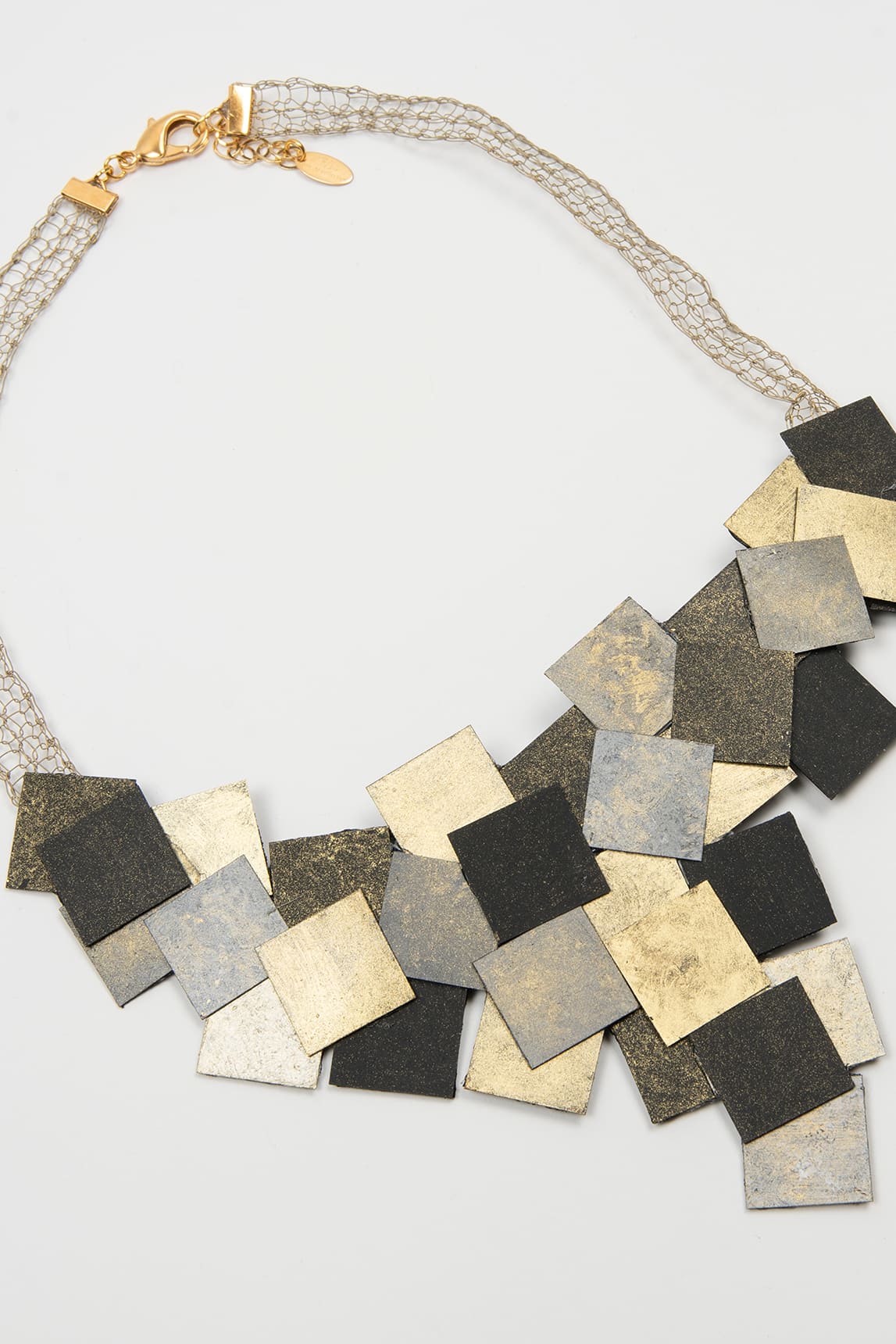 Two-tone Mosaic necklace FL Private collection - Image 2