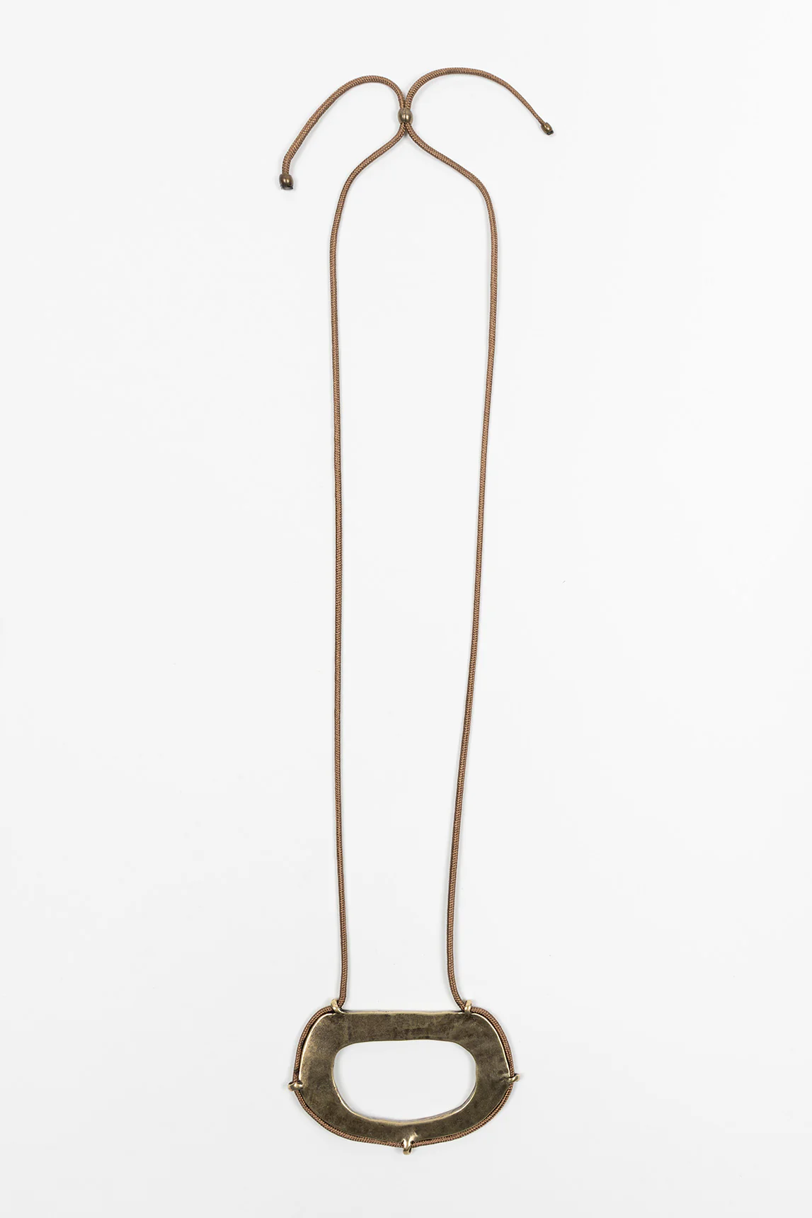 Oria brass necklace