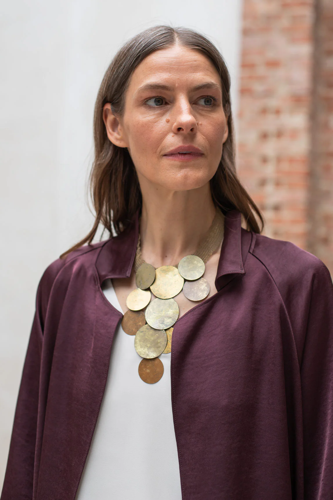 Solare gold necklace FL Private Collection - Image 3