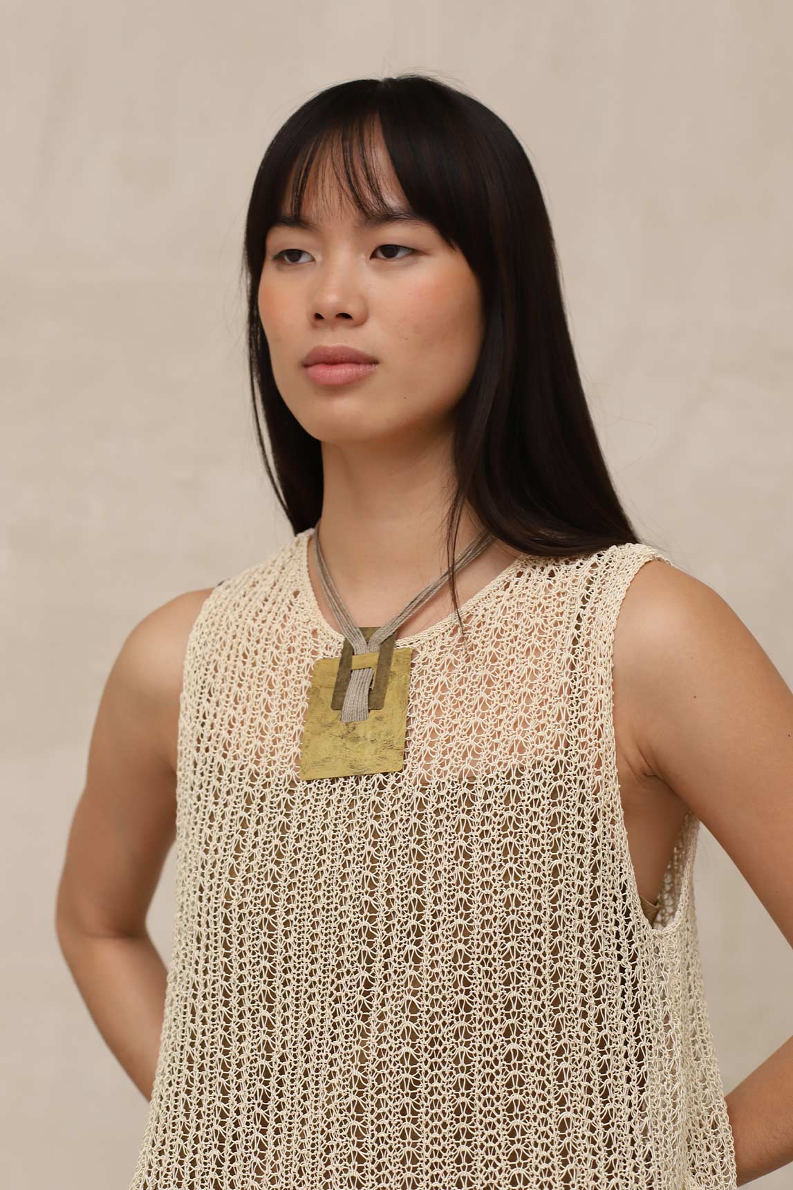 Soléna gold necklace FL Private Collection - Image 4