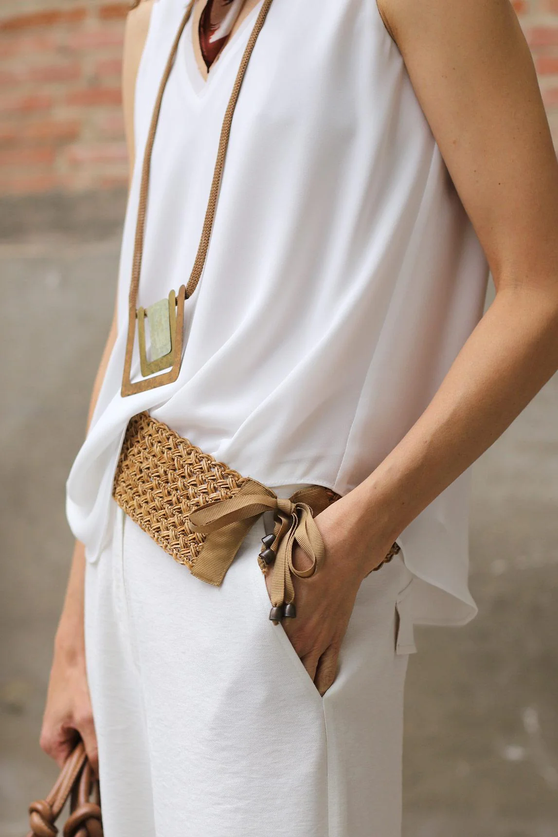 Kaeris camel leather belt - Image 3