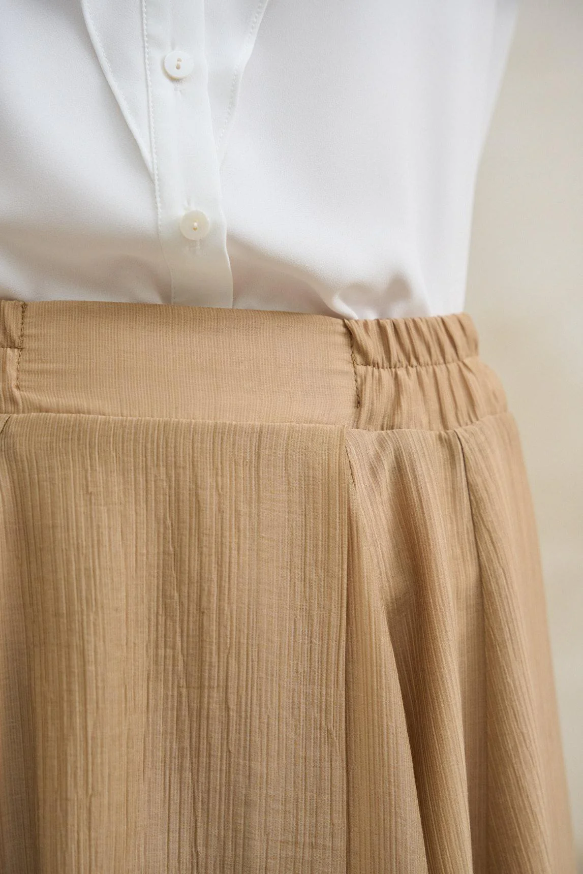 Nadeya Camel Skirt - Image 4