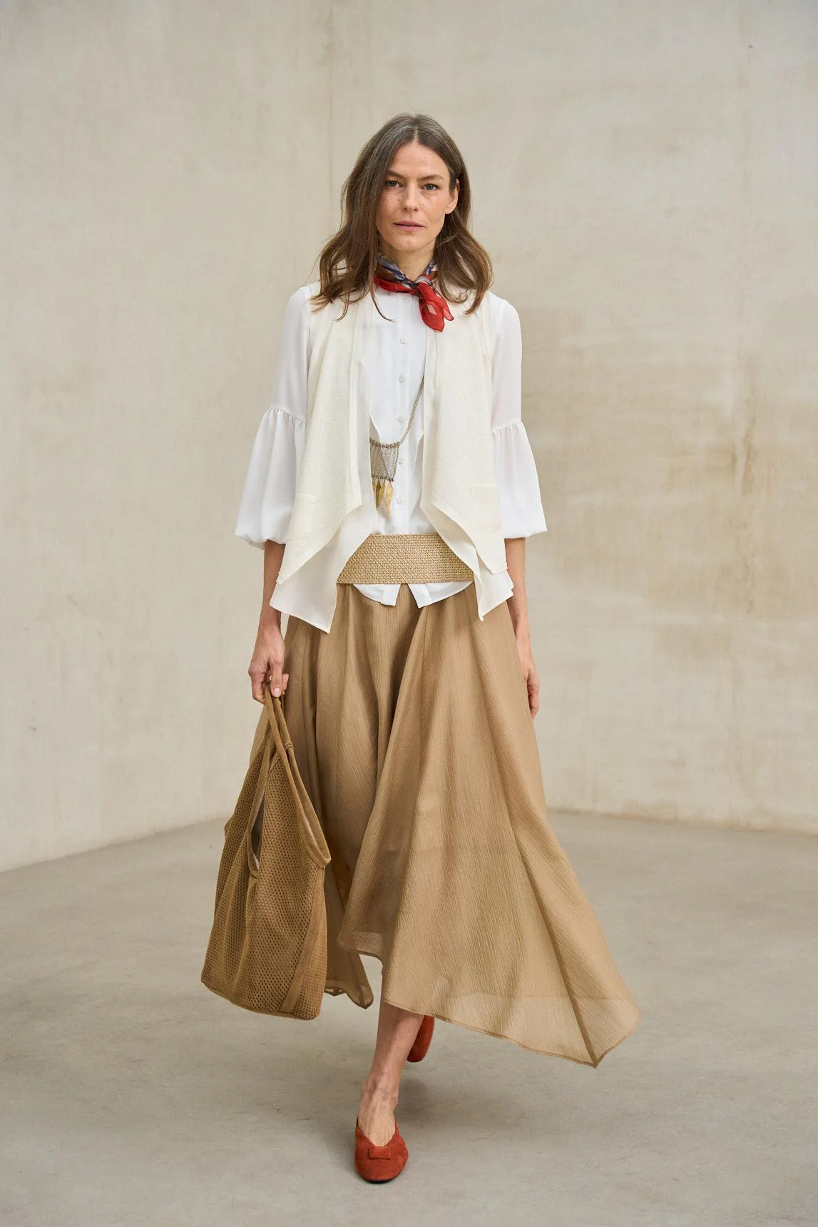 Nadeya Camel Skirt - Image 6