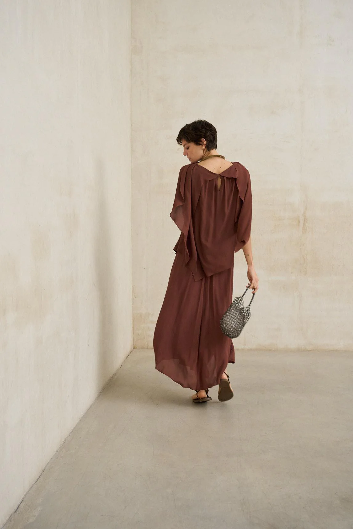 Ailén terracotta skirt - Image 5