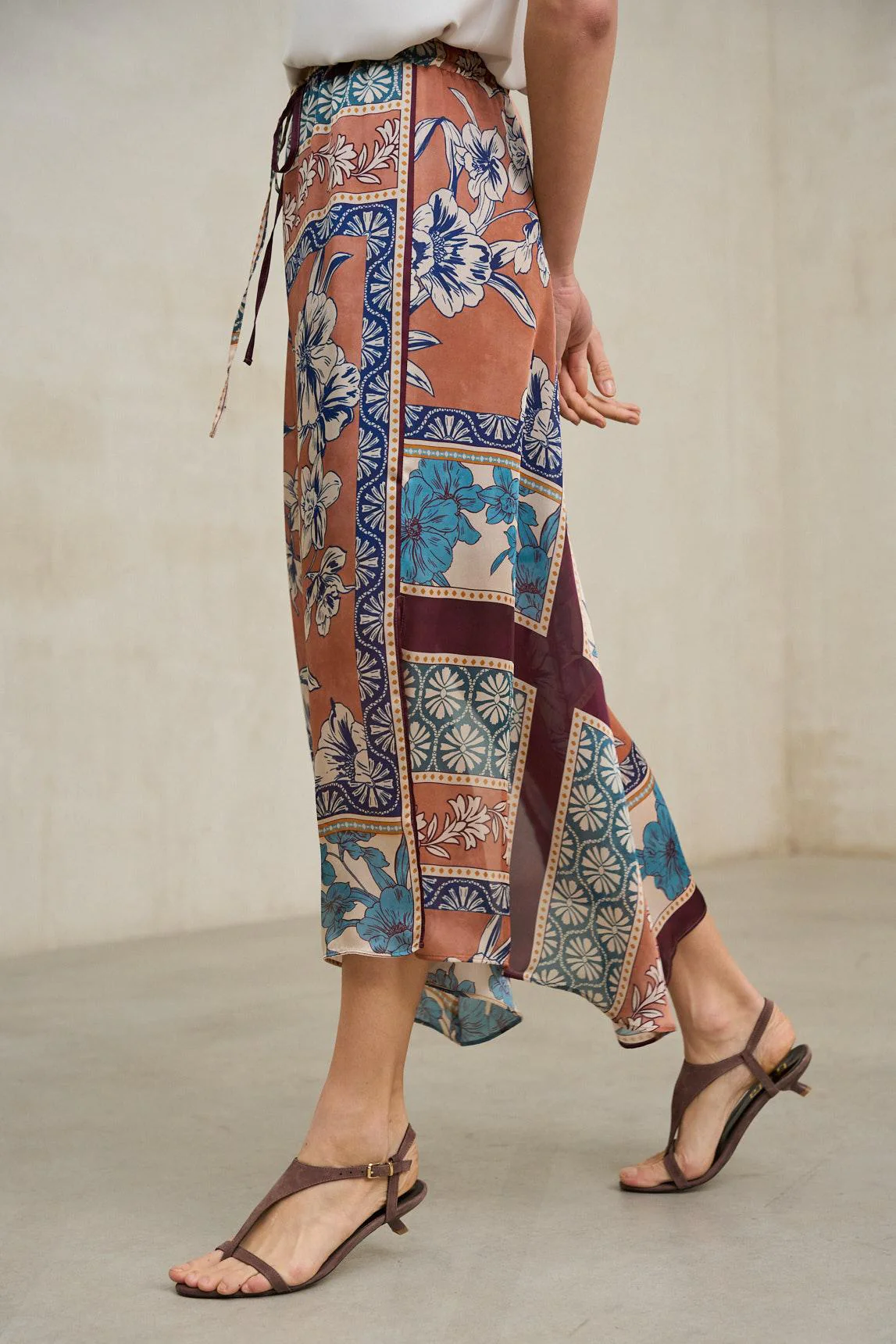Sinaia copper print skirt - Image 2